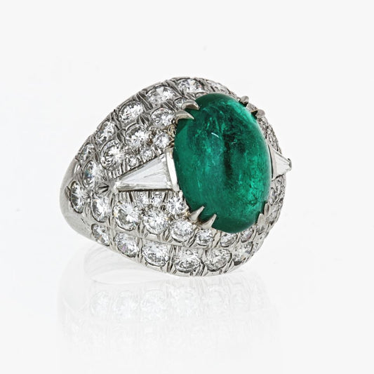 David Webb Platinum Ring Signed Designer Estate