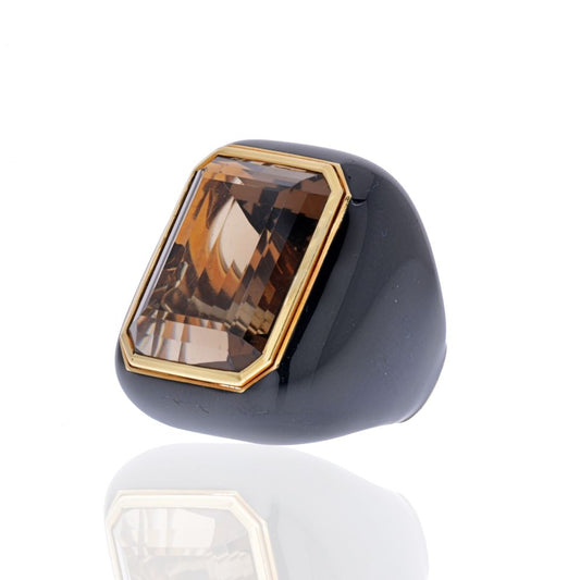 David Webb Estate Ring 18K Yellow Gold
