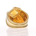 Tiffany & Co. Schlumberger 18K Yellow Gold Vintage Citrine Ring view 4