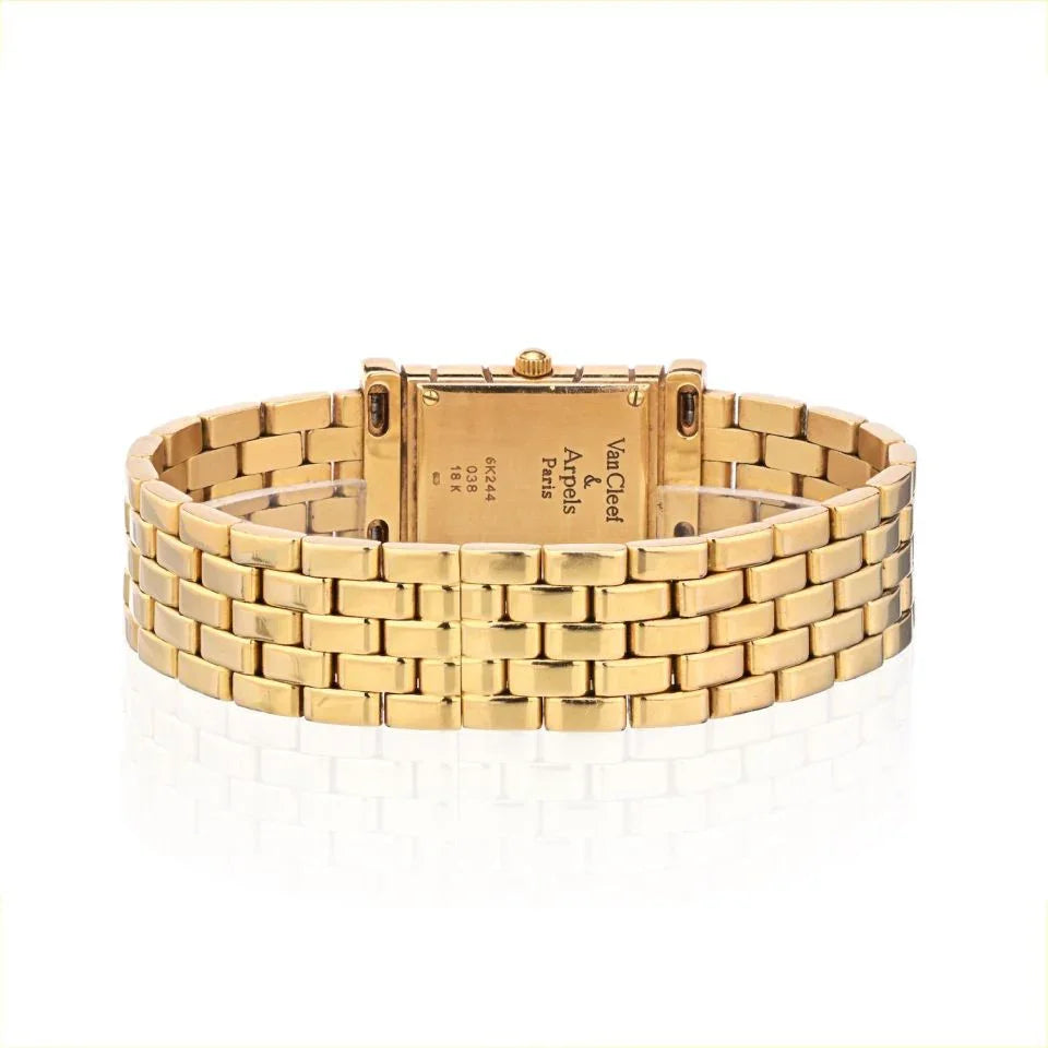 Pre-Owned Van Cleef & Arpels Façade 18K Yellow Gold Vintage Women Watch view 3 - Van Cleef & Arpels — Laura Milman New York