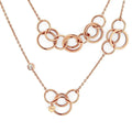 Chopard 18K Rose Gold Happy Diamonds Necklace view 1