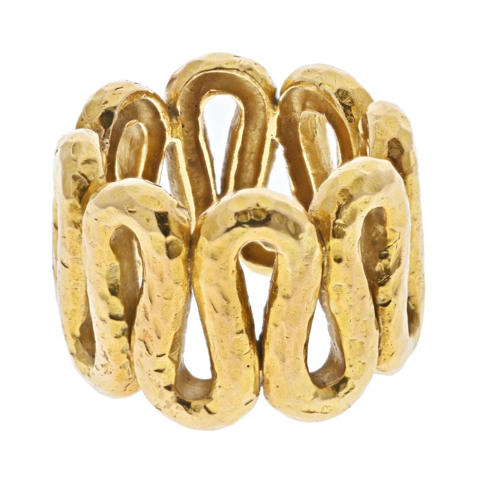 David Webb Estate Ring 18K Yellow Gold