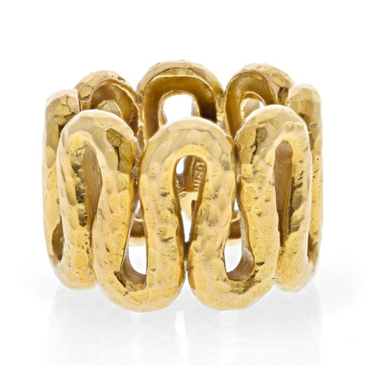 David Webb Estate Ring 18K Yellow Gold