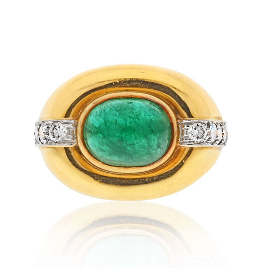 David Webb Estate Ring 18K Yellow Gold