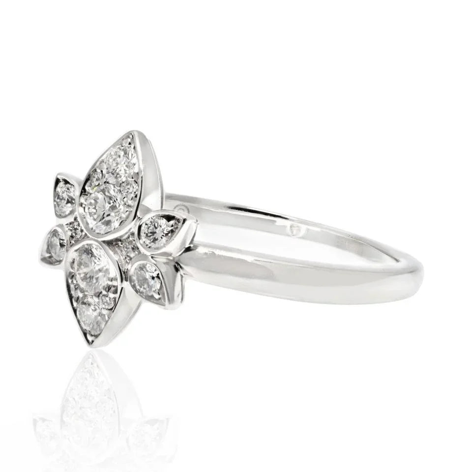 Cartier 18K White Gold Cartier Inde Mystérieuse Diamond Ring — view 2 — Laura Milman New York