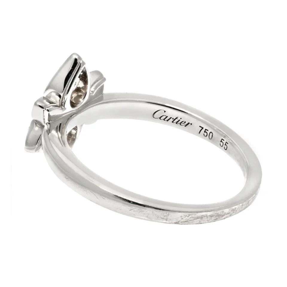 Cartier 18K White Gold Cartier Inde Mystérieuse Diamond Ring — view 3 — Laura Milman New York