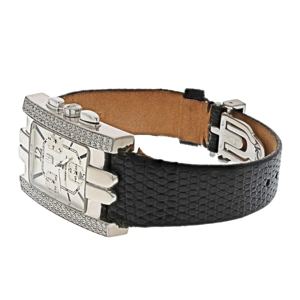 Pre-Owned Harry Winston 18K White Gold Avenue Automatic Diamond Women Watch — view 2 — Laura Milman New York