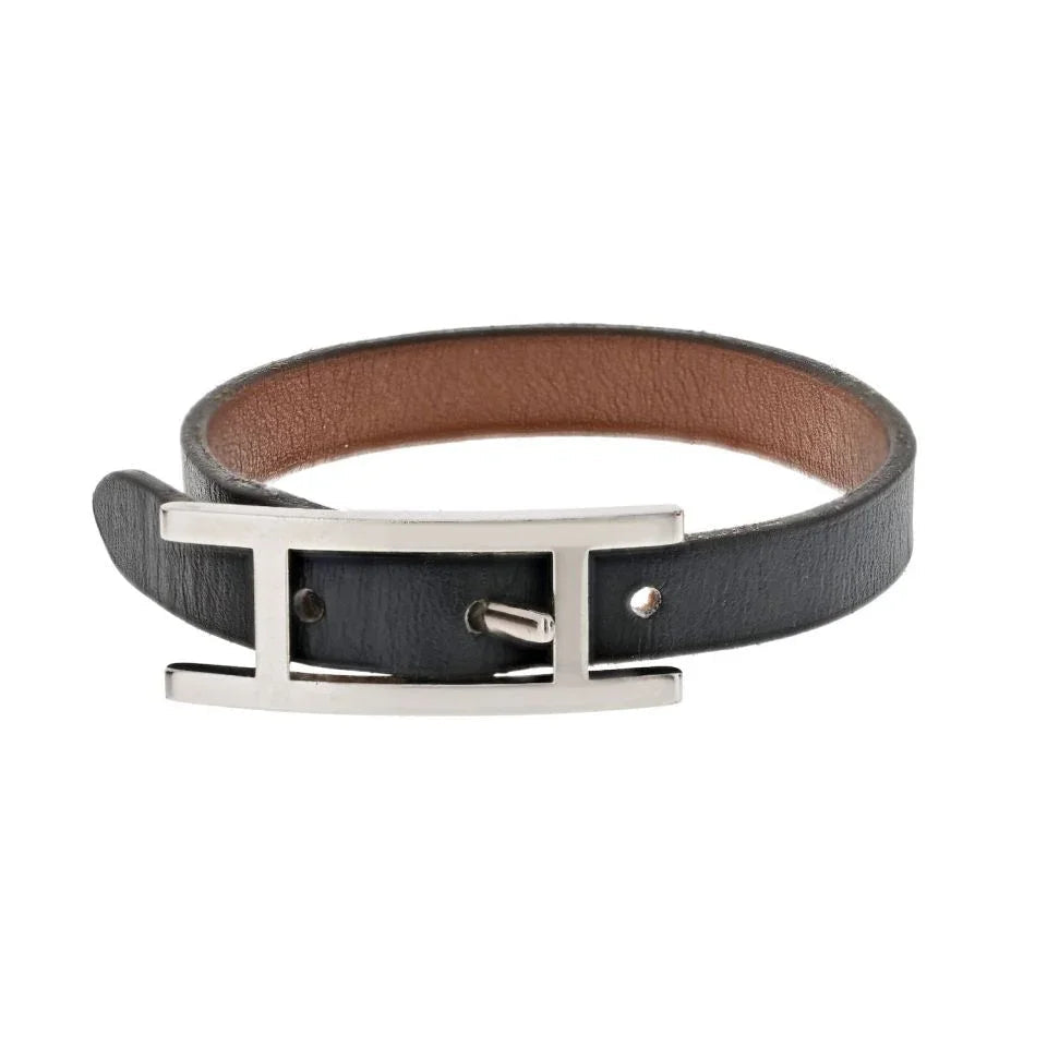 Hermès 5 Leather Bracelets — view 4 — Laura Milman New York