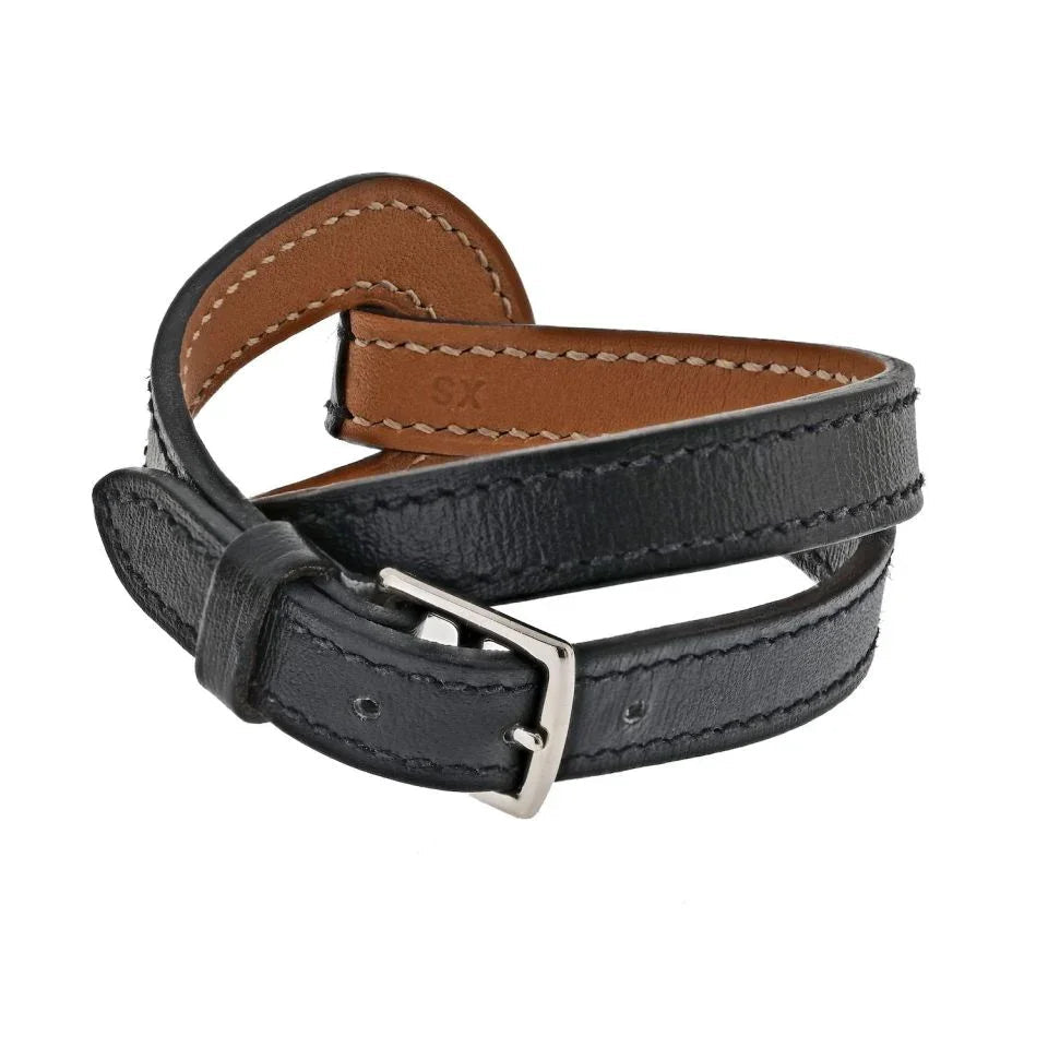 Hermès 5 Leather Bracelets — view 5 — Laura Milman New York