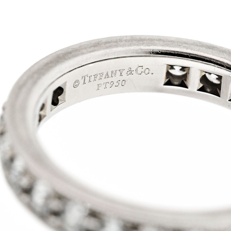Tiffany & Co. Legacy Platinum 1.50cttw Round Diamond Ring — view 4 — Laura Milman New York