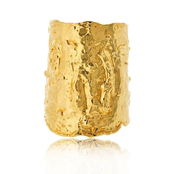 Van Cleef & Arpels 18ky Gold “jackie O” Manchette Cuff Bracelet