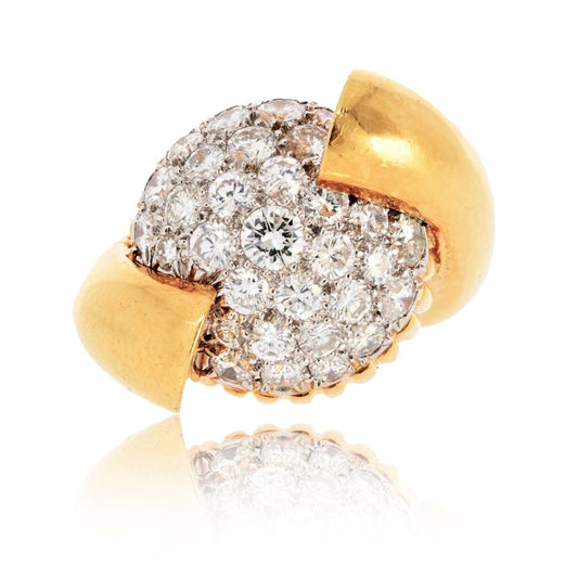 David Webb Estate Ring 18K Yellow Gold