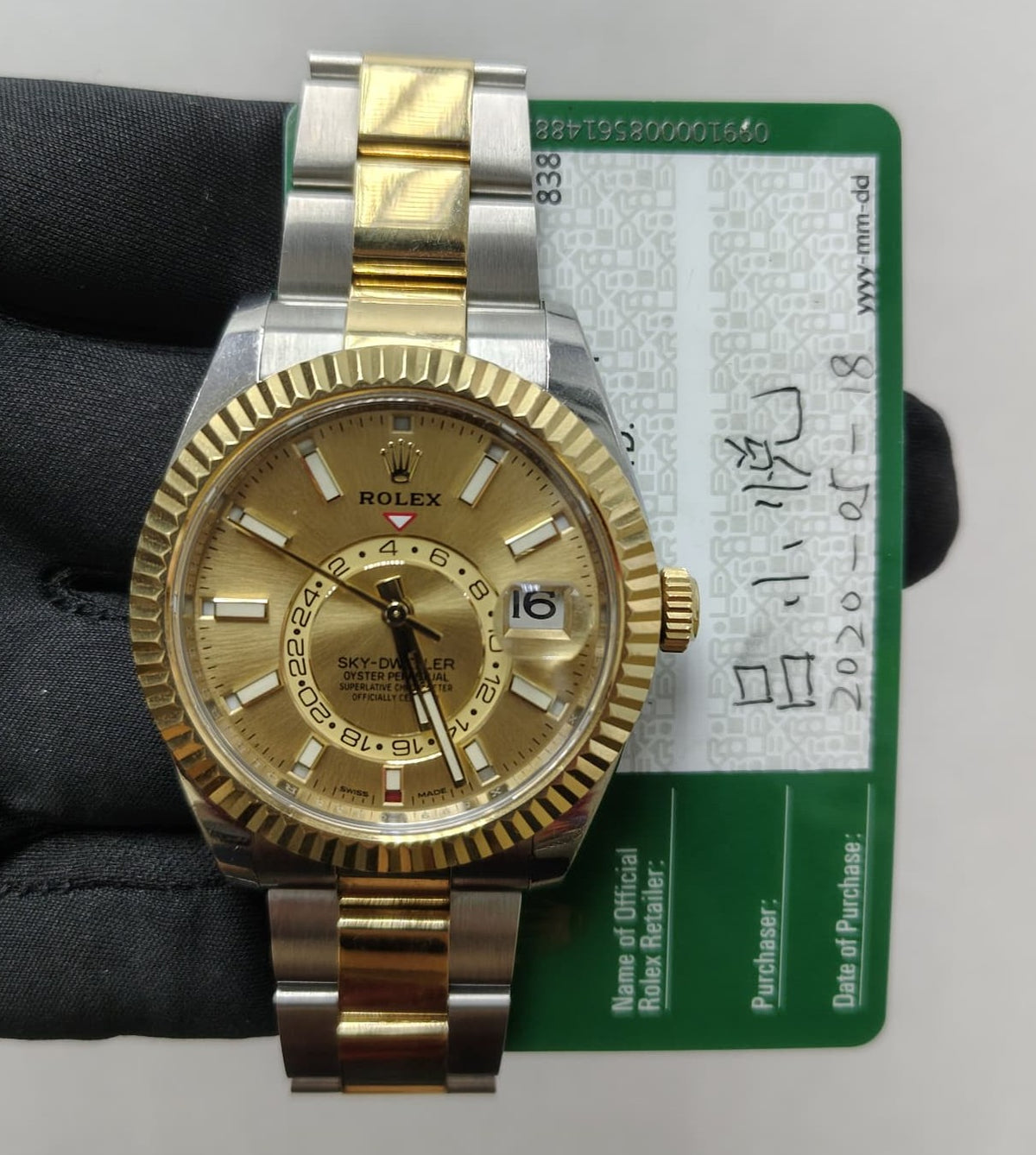 ROLEX SKY DWELLER 326933 — view 3 — Laura Milman New York