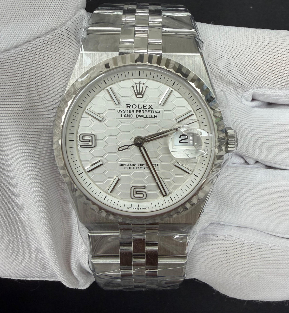 ROLEX LAND-DWELLER 127334 — view 2 — Laura Milman New York