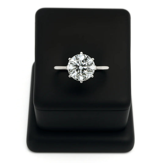 Round Diamond (Clarity Enhanced) Engagement Ring - Laura Milman New York