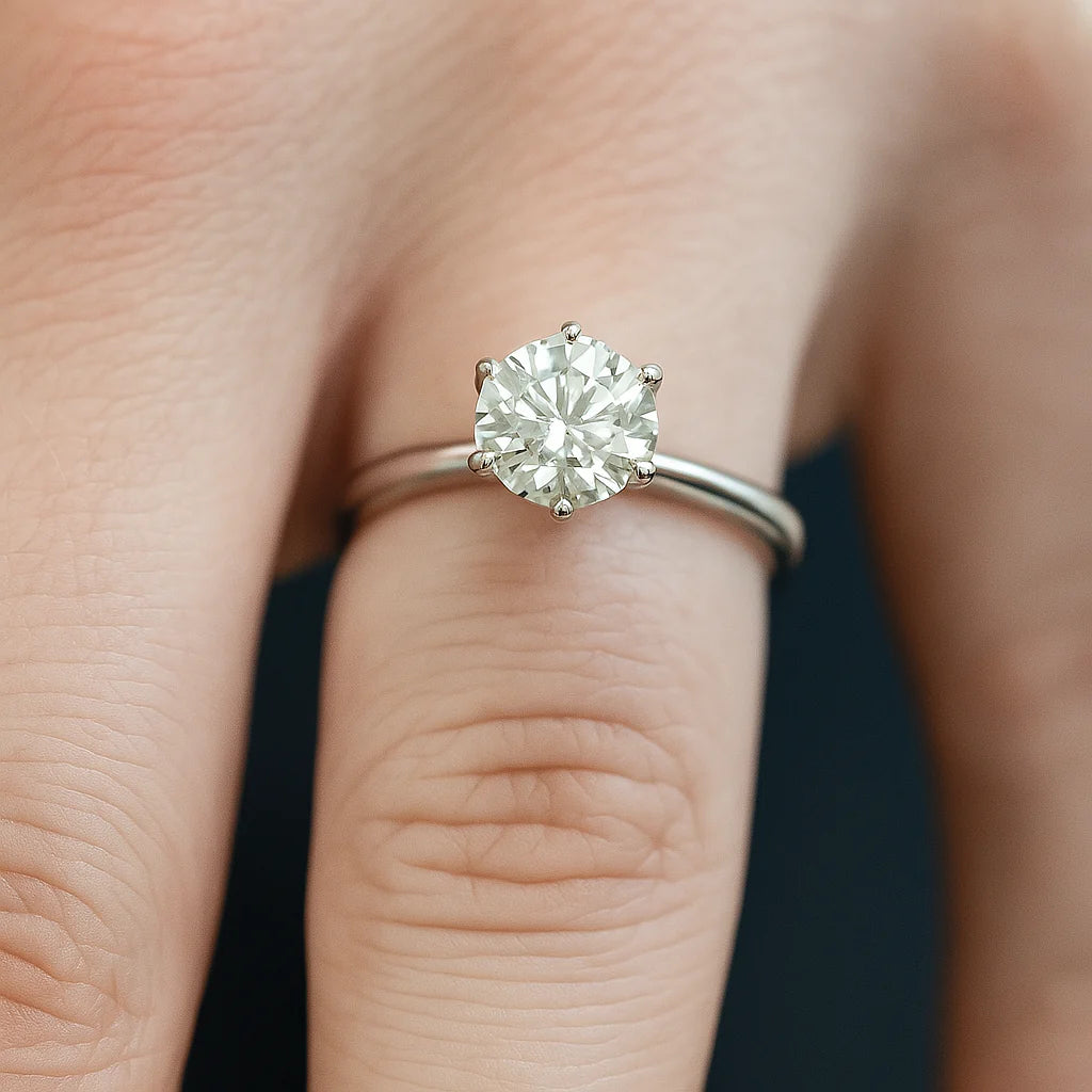 Round Diamond (Clarity Enhanced) Engagement Ring - Laura Milman New York