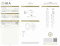 5.63ctw Yellow Pear Diamond Drop Earrings VS GIA view 4