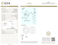 Fancy Green Cushion Diamond Ring in Platinum and 14K Rose Gold view 2