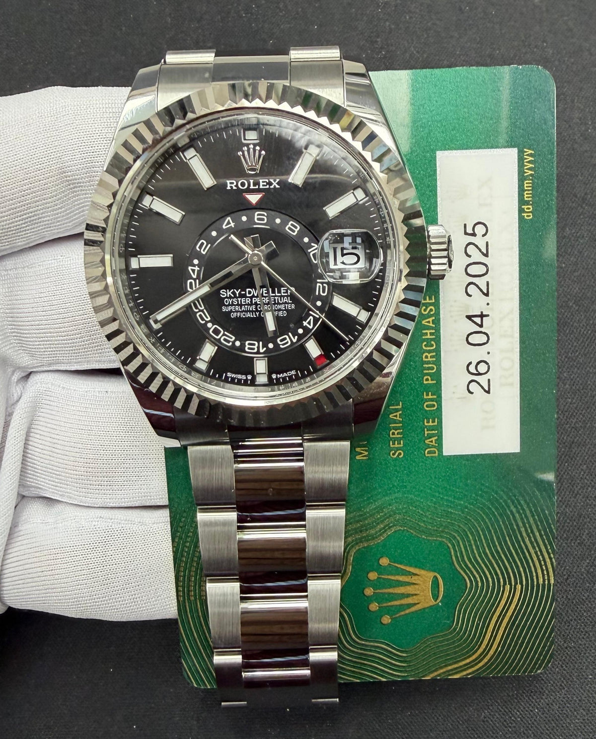 ROLEX SKY DWELLER 336934 — view 3 — Laura Milman New York
