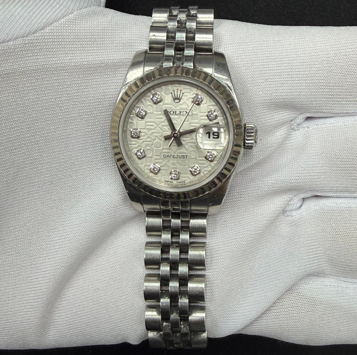 ROLEX LADY DATE JUST 179174 — view 2 — Laura Milman New York