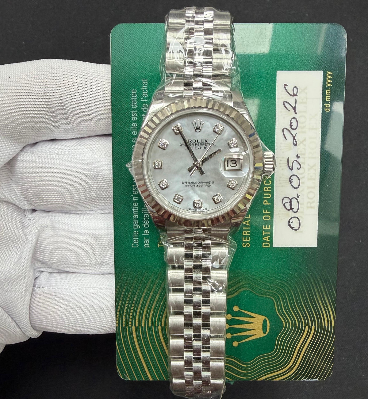ROLEX LADY DATE JUST 279174 — view 3 — Laura Milman New York