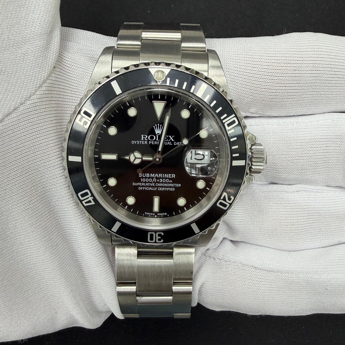 ROLEX SUBMARINER DATE 16610 — view 2 — Laura Milman New York