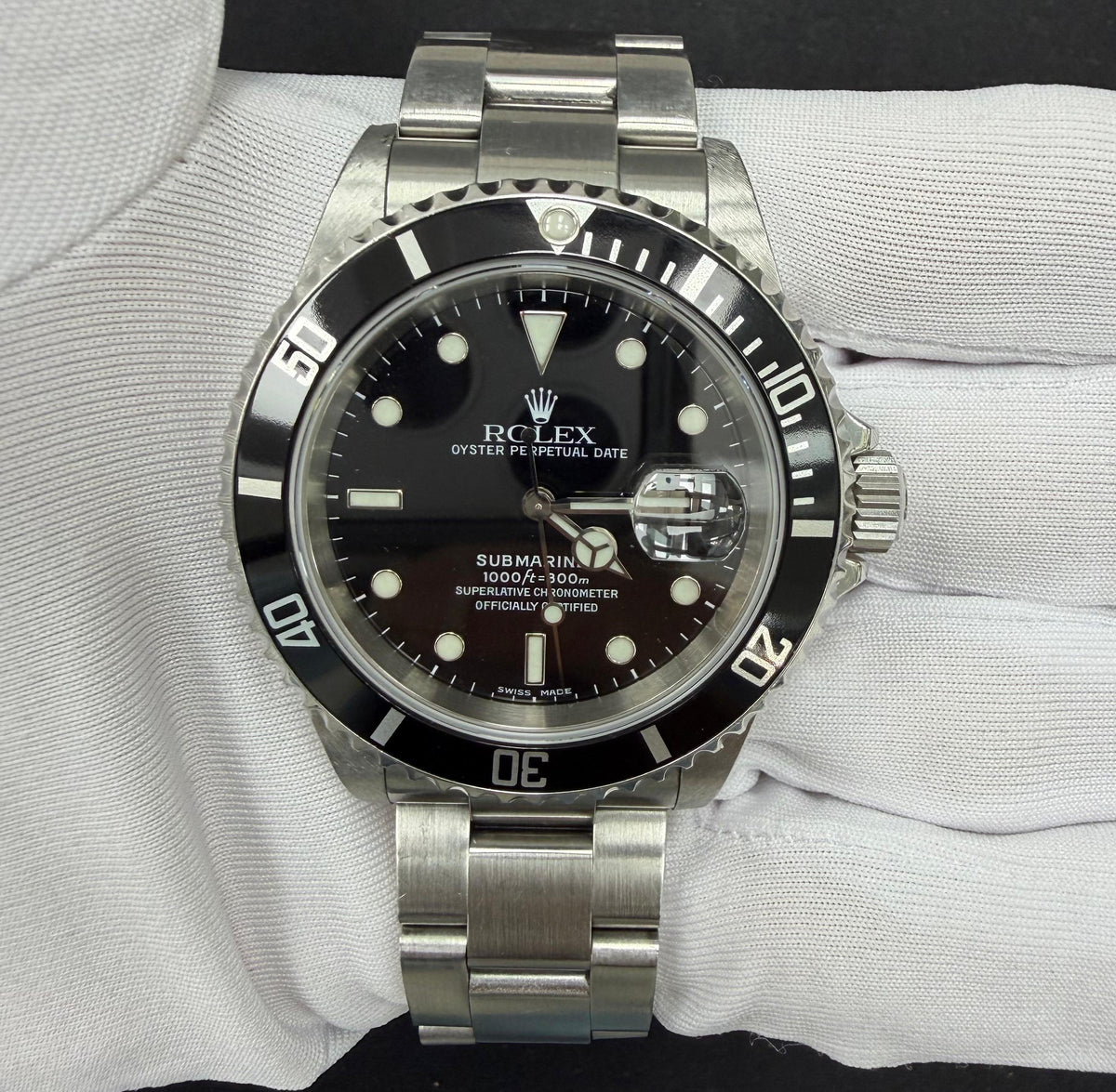 ROLEX SUBMARINER DATE 16610 — view 2 — Laura Milman New York