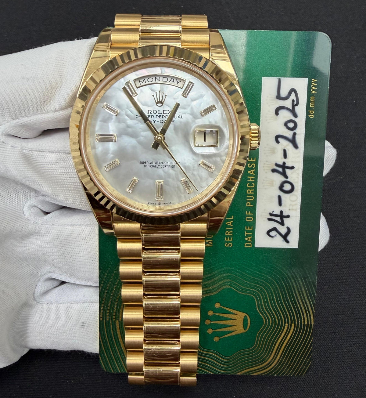 ROLEX DAY-DATE 228238 — view 3 — Laura Milman New York