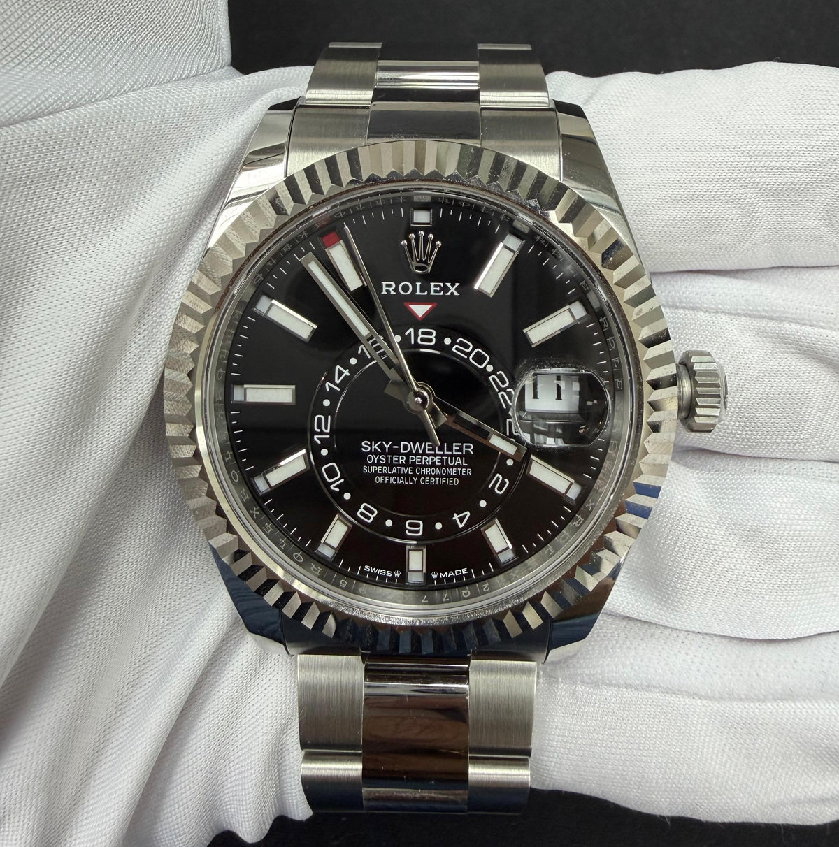 ROLEX SKY DWELLER 336934 — view 2 — Laura Milman New York