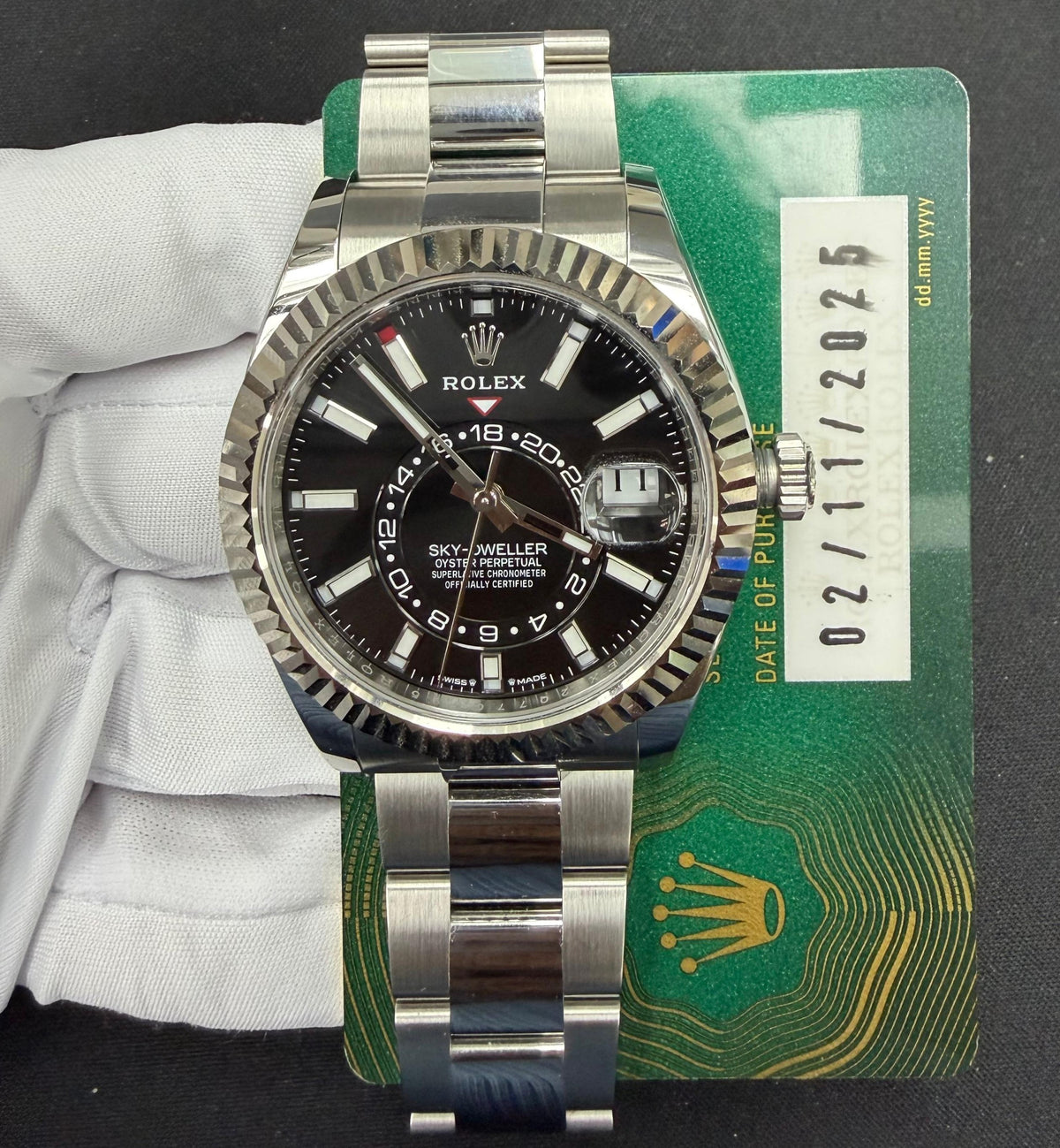 ROLEX SKY DWELLER 336934 — view 3 — Laura Milman New York