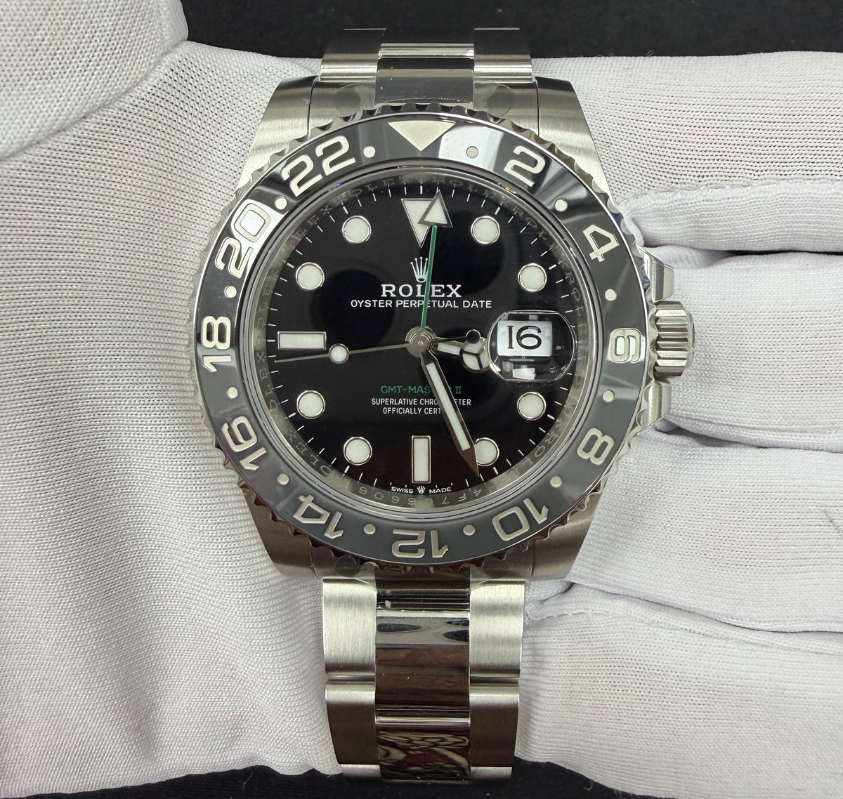ROLEX GMT MASTER II 126710GRNR — view 2 — Laura Milman New York