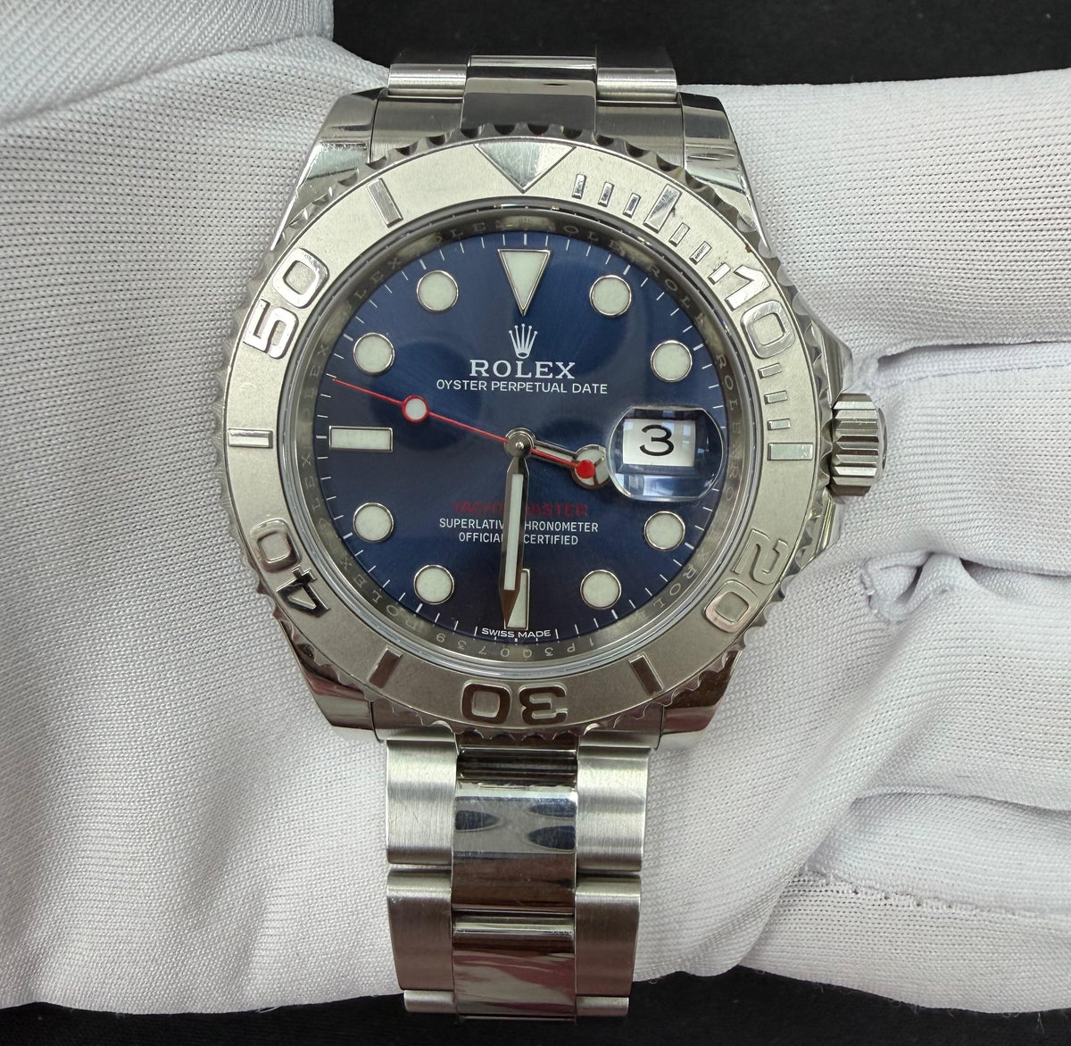 ROLEX YACHTMASTER 116622 — view 2 — Laura Milman New York