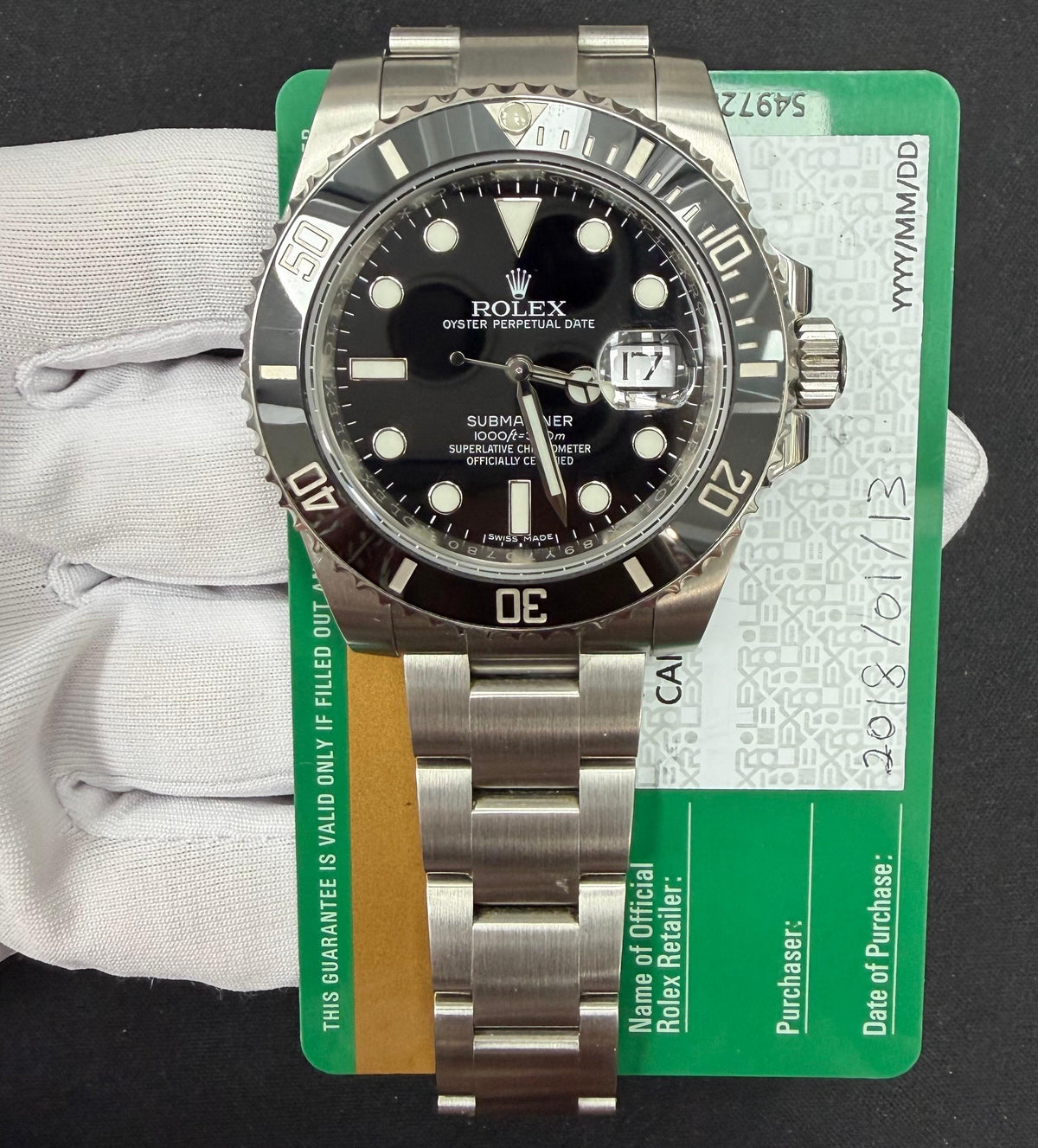 ROLEX SUBMARINER DATE 116610LN — view 3 — Laura Milman New York