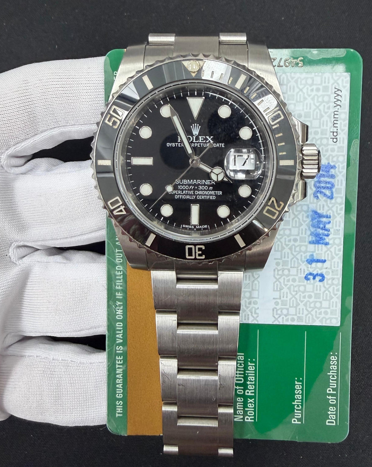 ROLEX SUBMARINER DATE 116610LN — view 3 — Laura Milman New York