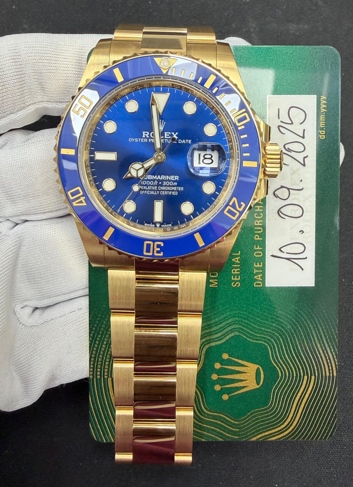 ROLEX SUBMARINER DATE 126618LB — view 3 — Laura Milman New York
