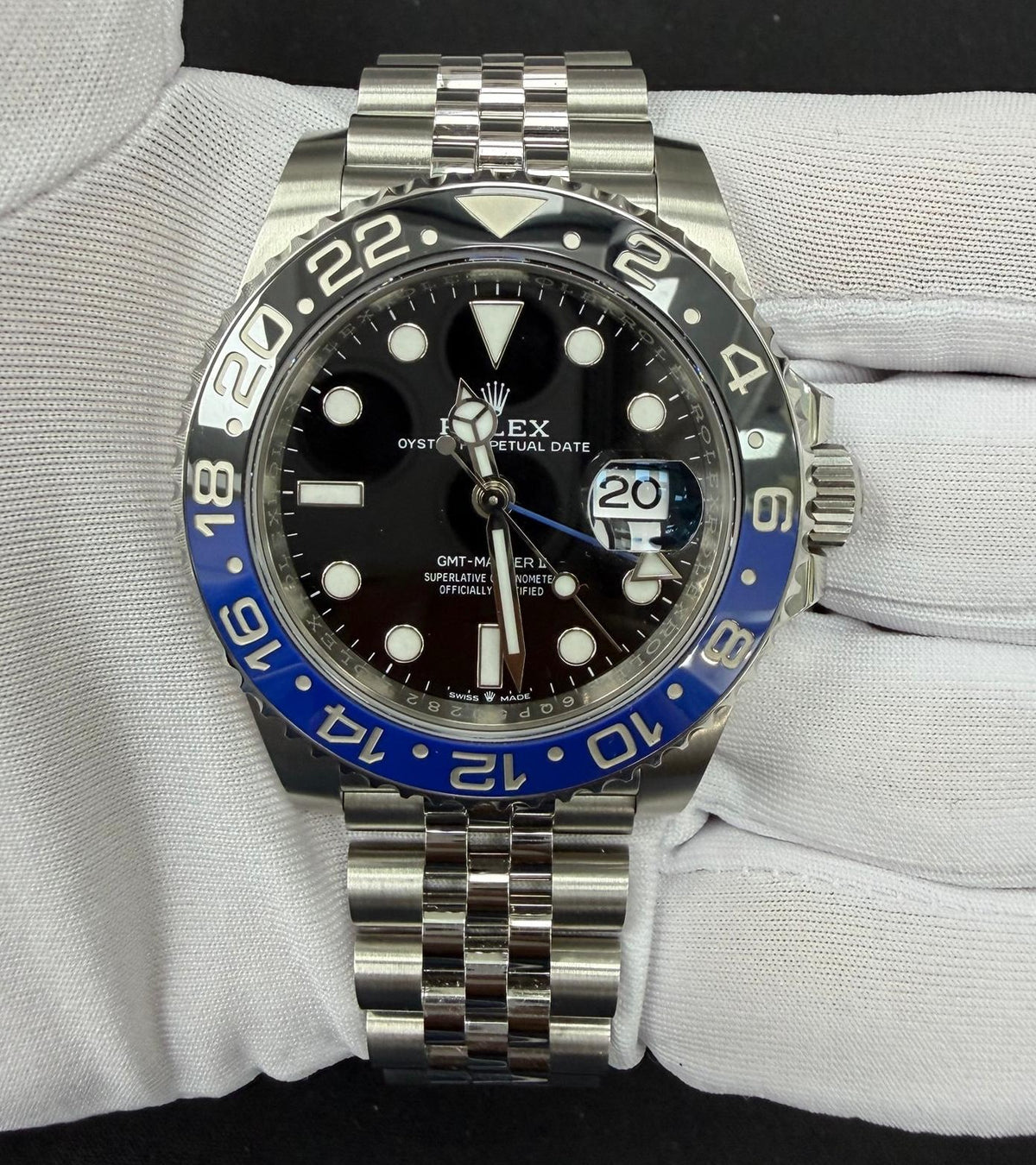 ROLEX GMT MASTER II 126710BLNR — view 2 — Laura Milman New York
