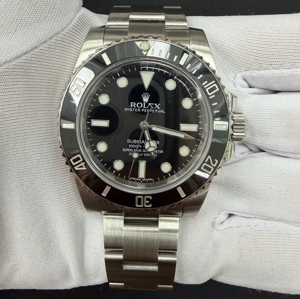 ROLEX SUBMARINER NO DATE 114060 — view 2