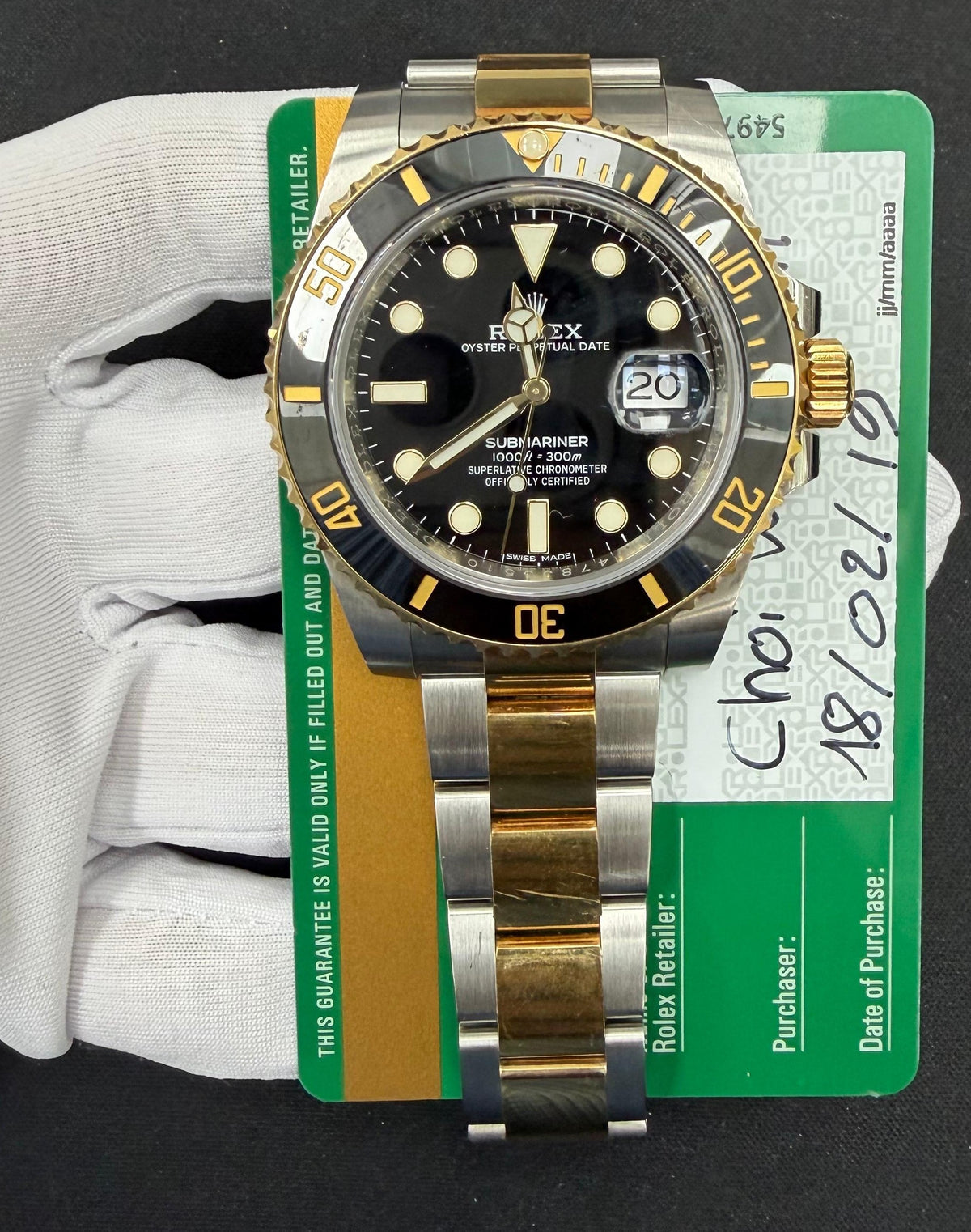 ROLEX SUBMARINER DATE 116613LN — view 3 — Laura Milman New York