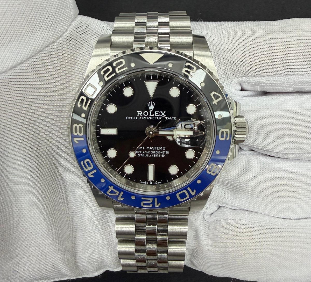 ROLEX GMT MASTER II 126710BLNR — view 2 — Laura Milman New York