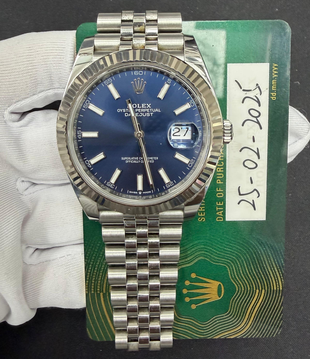 ROLEX DATEJUST 126334 — view 3 — Laura Milman New York