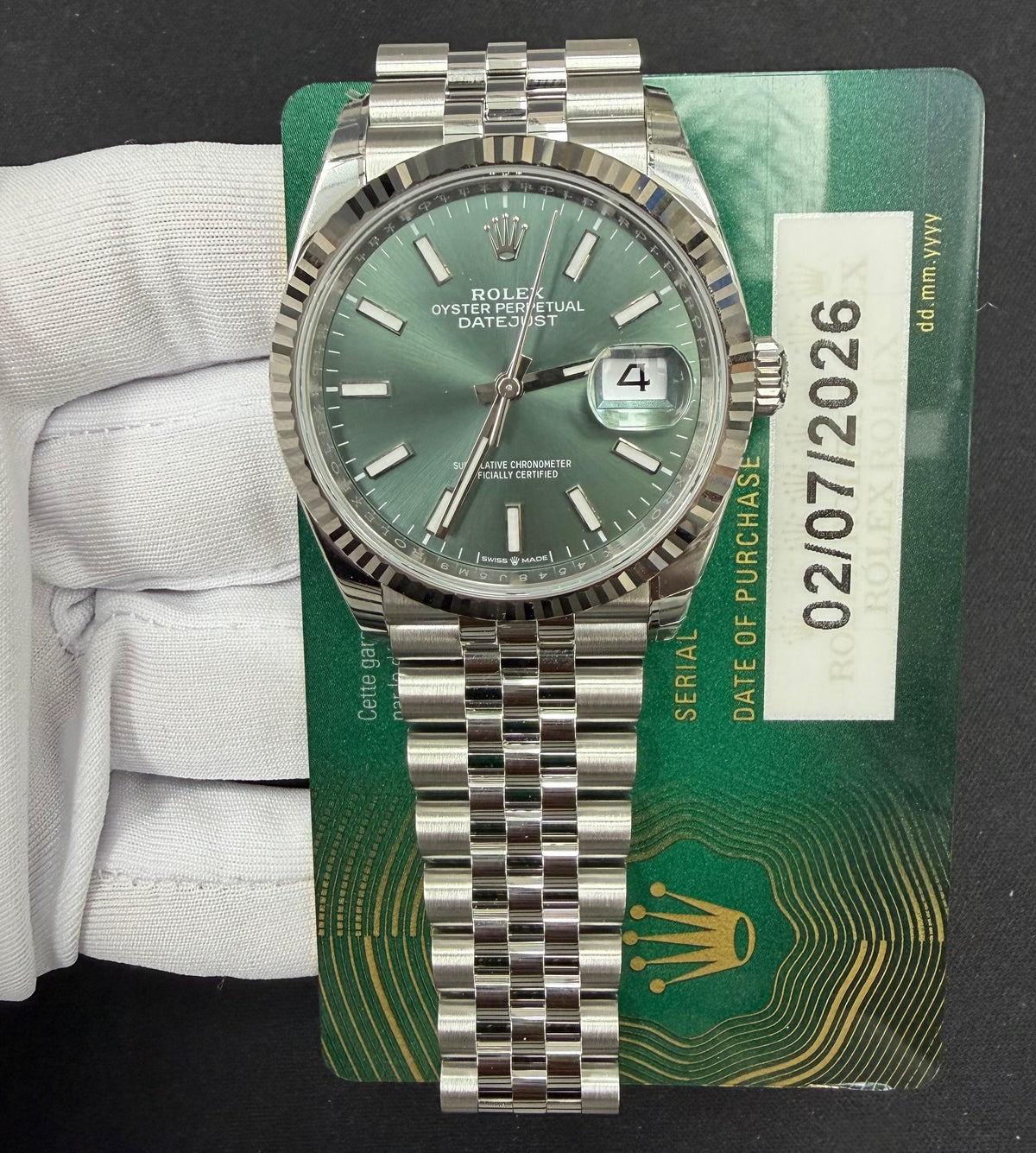 ROLEX DATEJUST 126234 — view 3 — Laura Milman New York