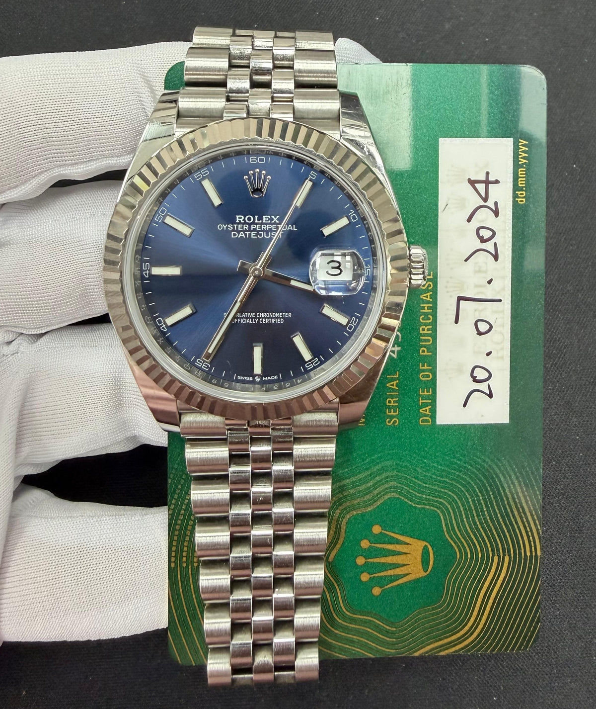 ROLEX DATEJUST 126334 — view 3 — Laura Milman New York