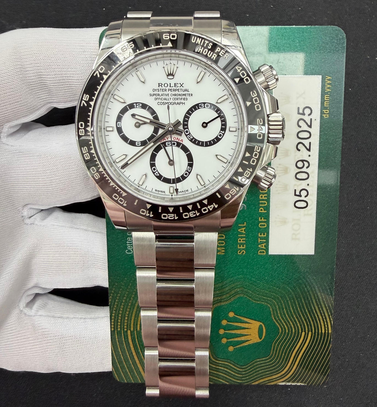 ROLEX DAYTONA 126500LN — view 3 — Laura Milman New York