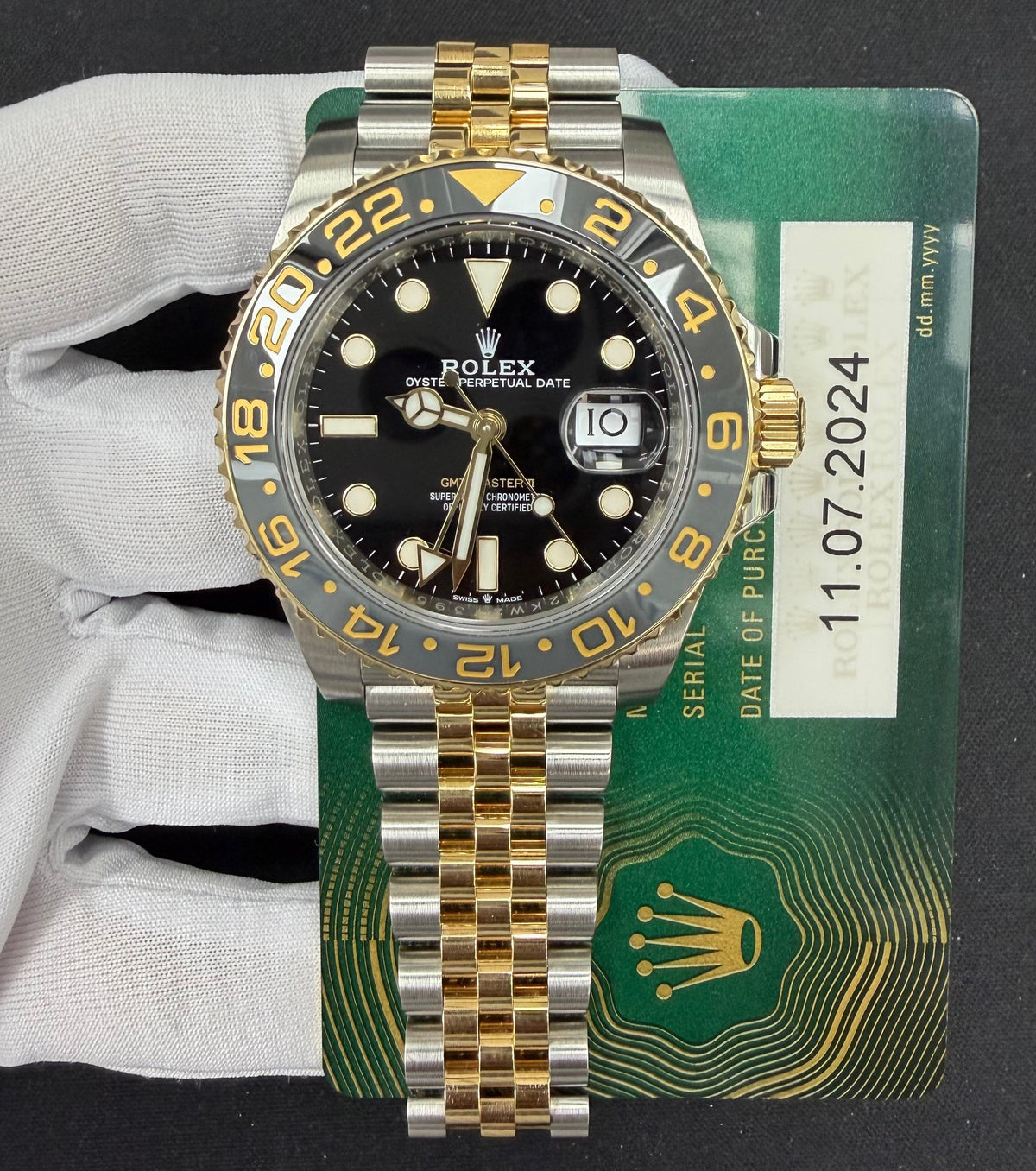 ROLEX GMT MASTER II 126713GRNR — view 3 — Laura Milman New York