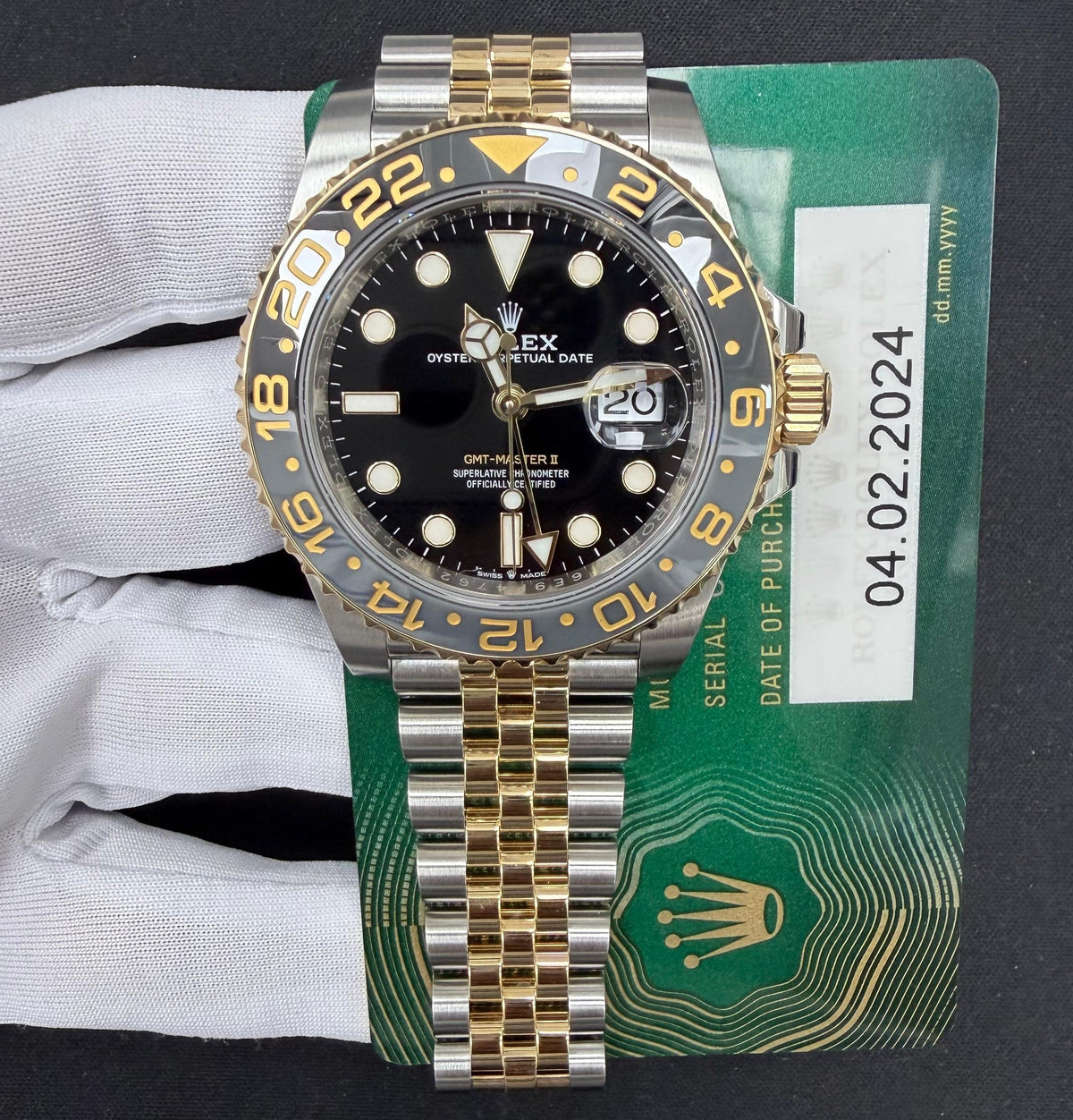 ROLEX GMT MASTER II 126713GRNR — view 3 — Laura Milman New York