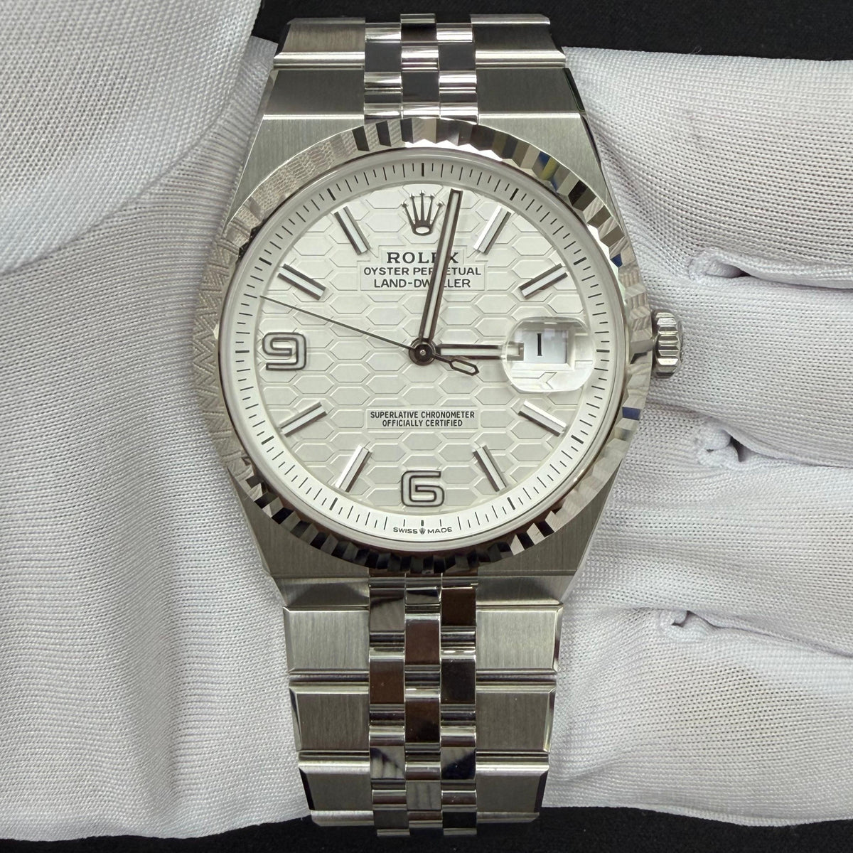ROLEX LAND-DWELLER 127334 — view 2 — Laura Milman New York