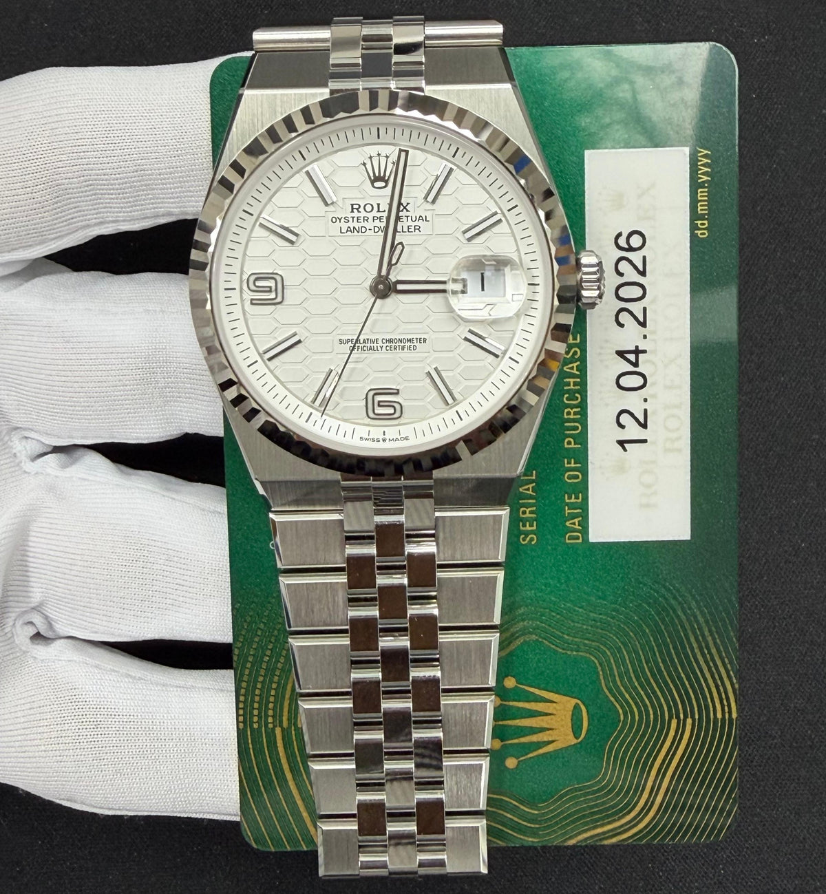 ROLEX LAND-DWELLER 127334 — view 3 — Laura Milman New York