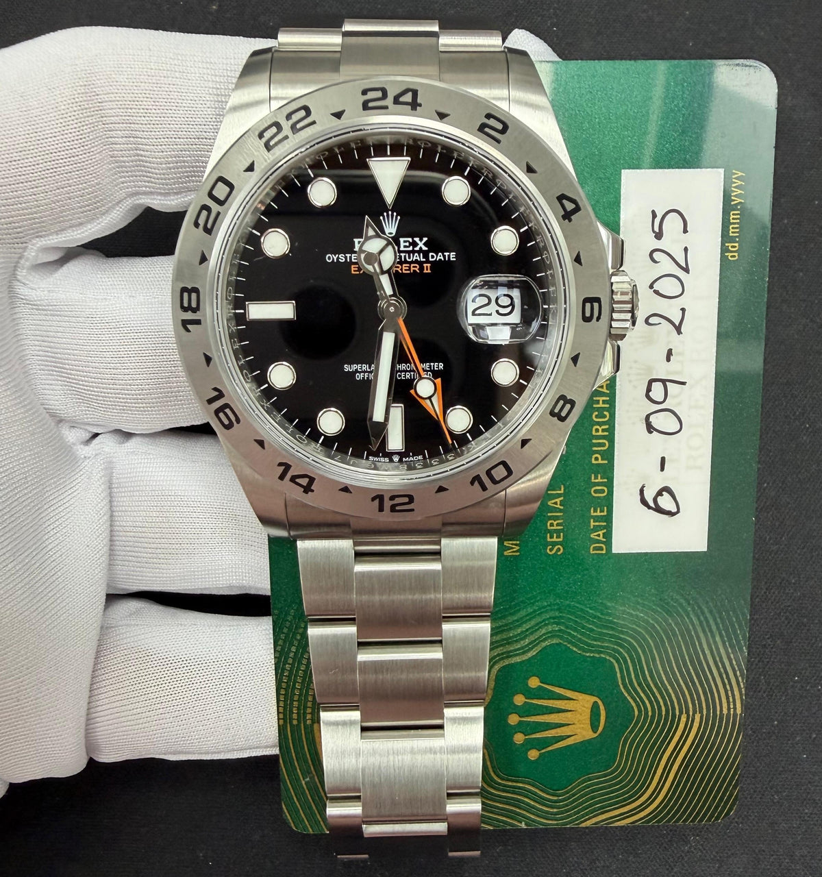 ROLEX EXPLORER II 226570 — view 3 — Laura Milman New York