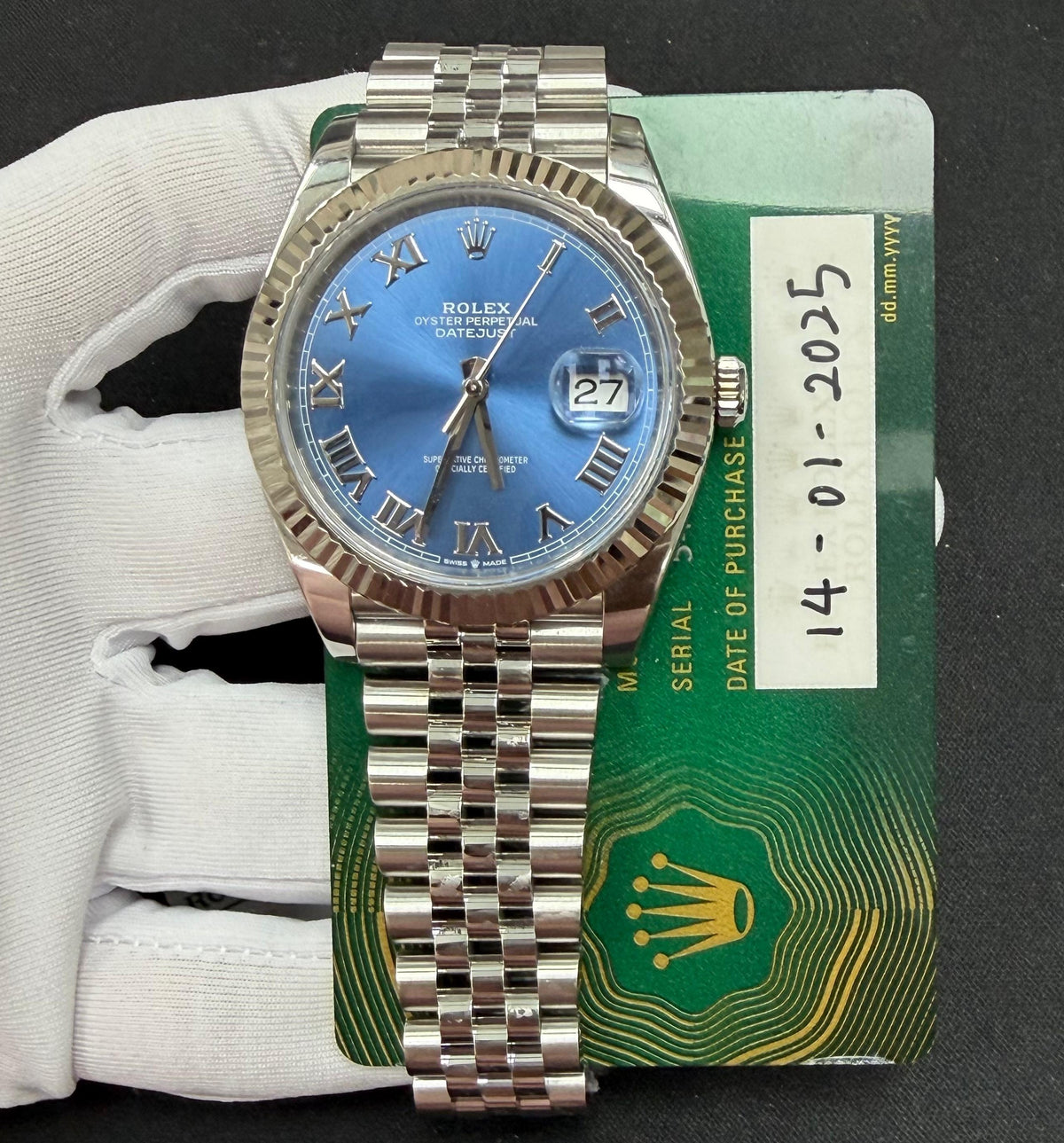 ROLEX DATEJUST 126334 — view 3 — Laura Milman New York