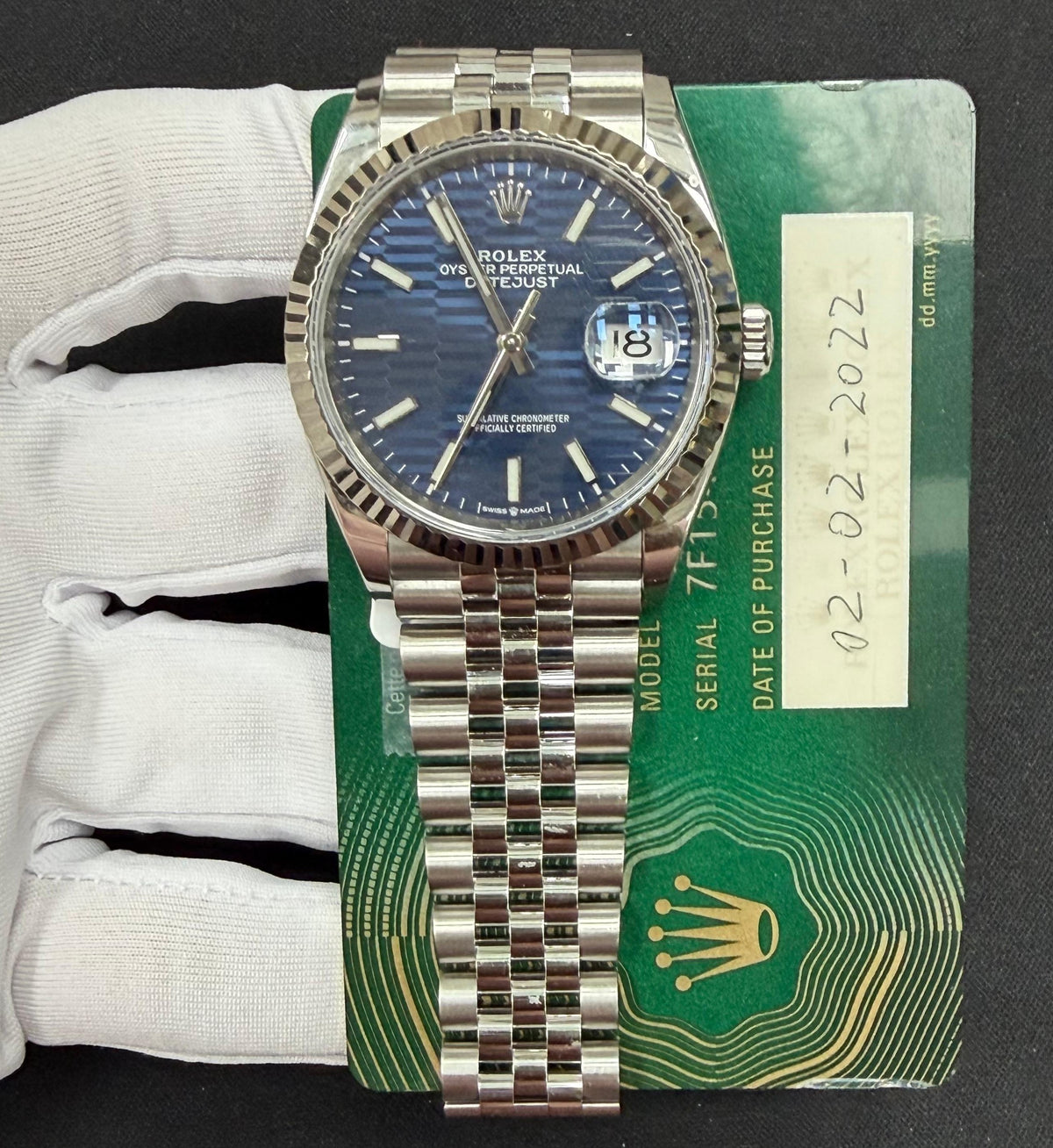 ROLEX DATEJUST 126234 — view 3 — Laura Milman New York